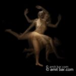 Dancing Anna II: Model Anna is dancing in my studio