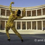 Flamenco VI: Body-painted dancer is dancing flamenco