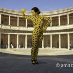 Flamenco III: Body-painted dancer is dancing flamenco