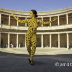 Flamenco I: Body-painted dancer is dancing flamenco