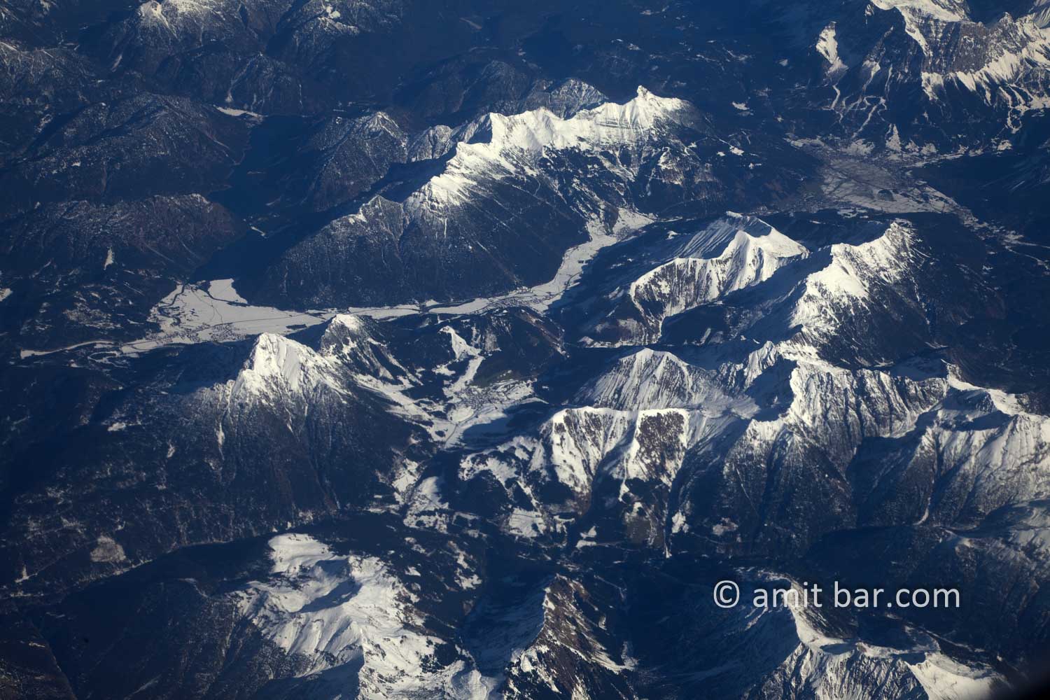 Alps Mountains: Flying above the Alps Mountains