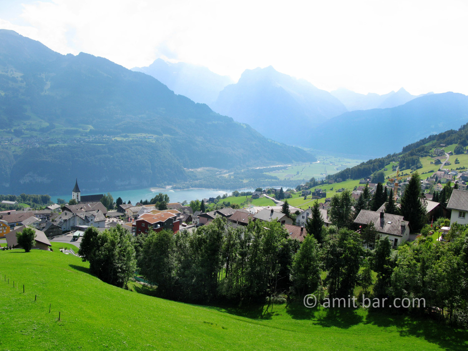 The mountains around Amden, Switzerland