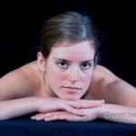 American girl III: Portrait of a nude model in my studio