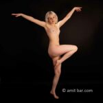 Ankie dancing II: Model Ankie is dancing in my studio