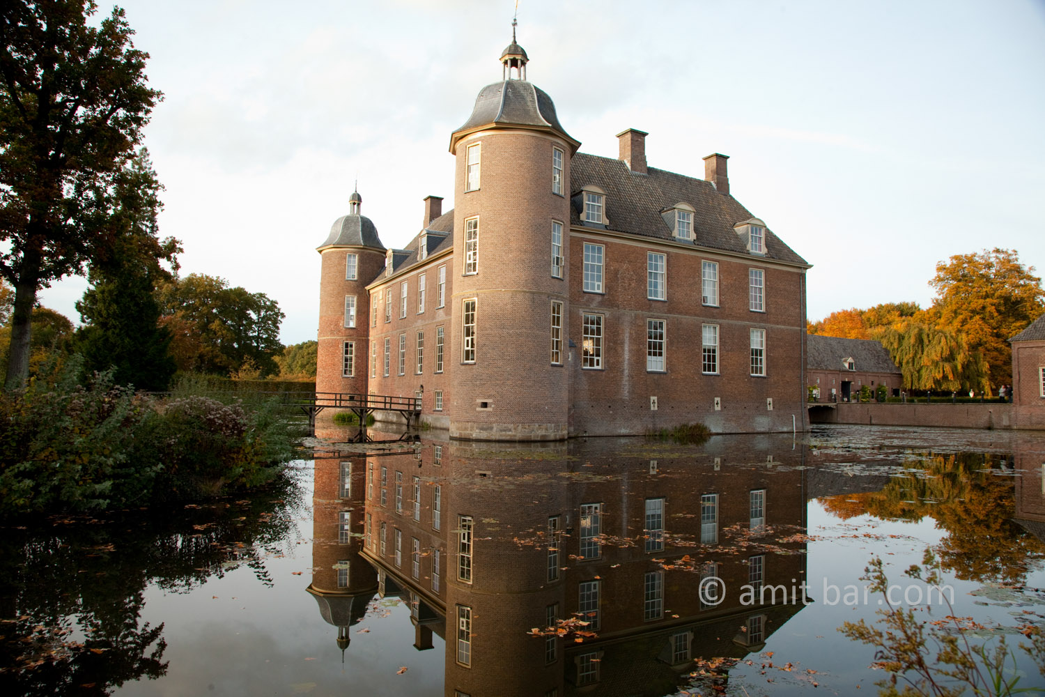 Autumn castle II: Autumn at castle Slangenburg in De Achterhoek, The Netherlands
