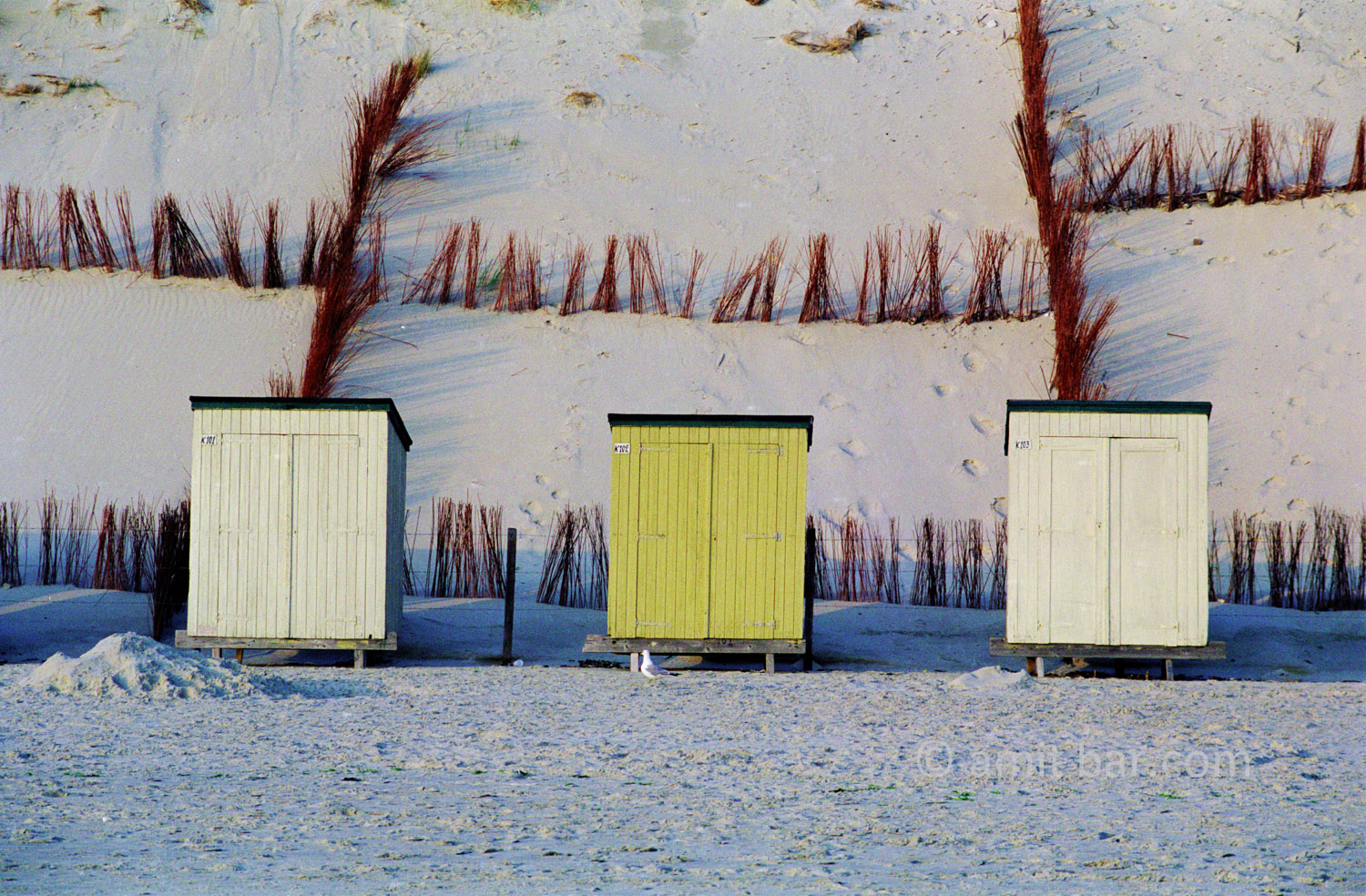 Beach cabins Westenschouwen: Beach cabins in Zeeland, The Netherlands