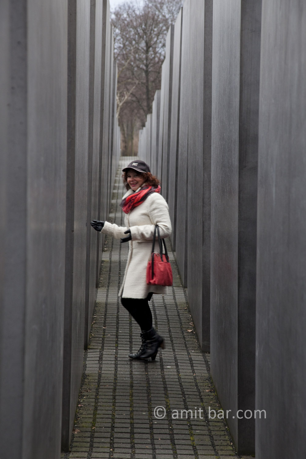 Berlin: Contrasts. The Holocaust monument