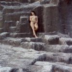 Black rock 1-I: Nude girl in a n ancient quarry
