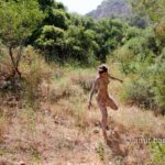 Carmel II: Body-painted model in nature on Mount Carmel, Israel