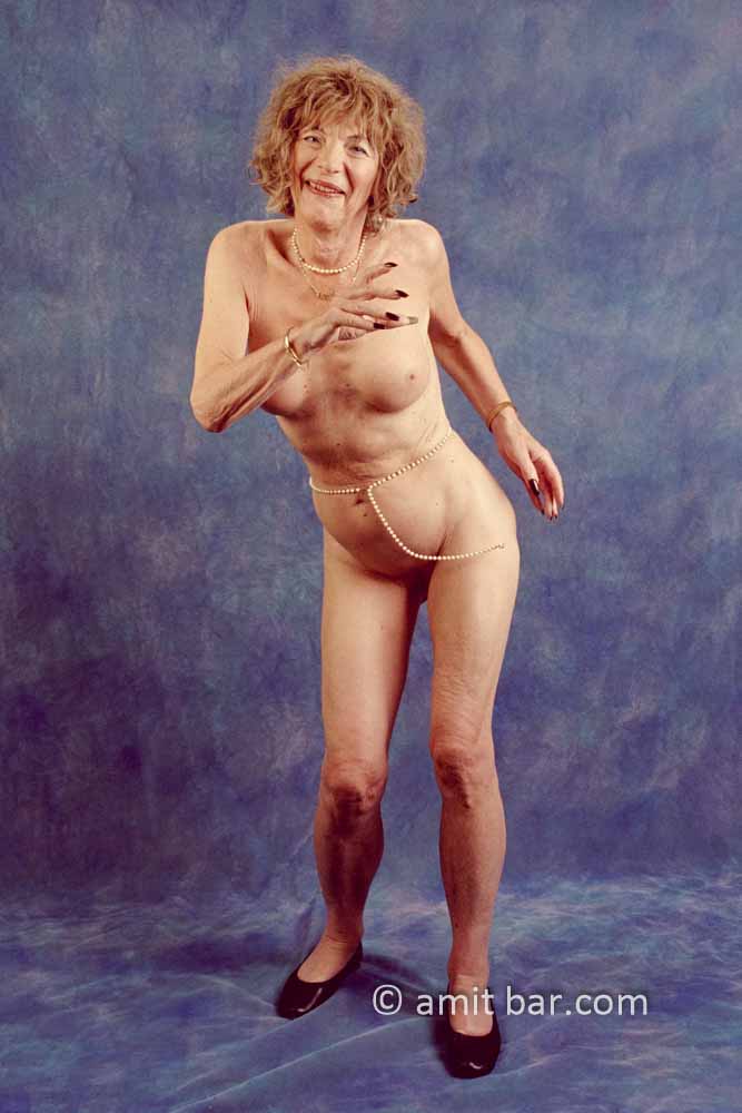 Christa: Older nude model in my studio