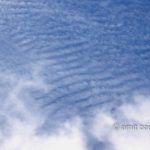 Clouds X: White clouds in blue sky