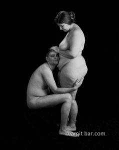 Comforting: Nude models in my studio