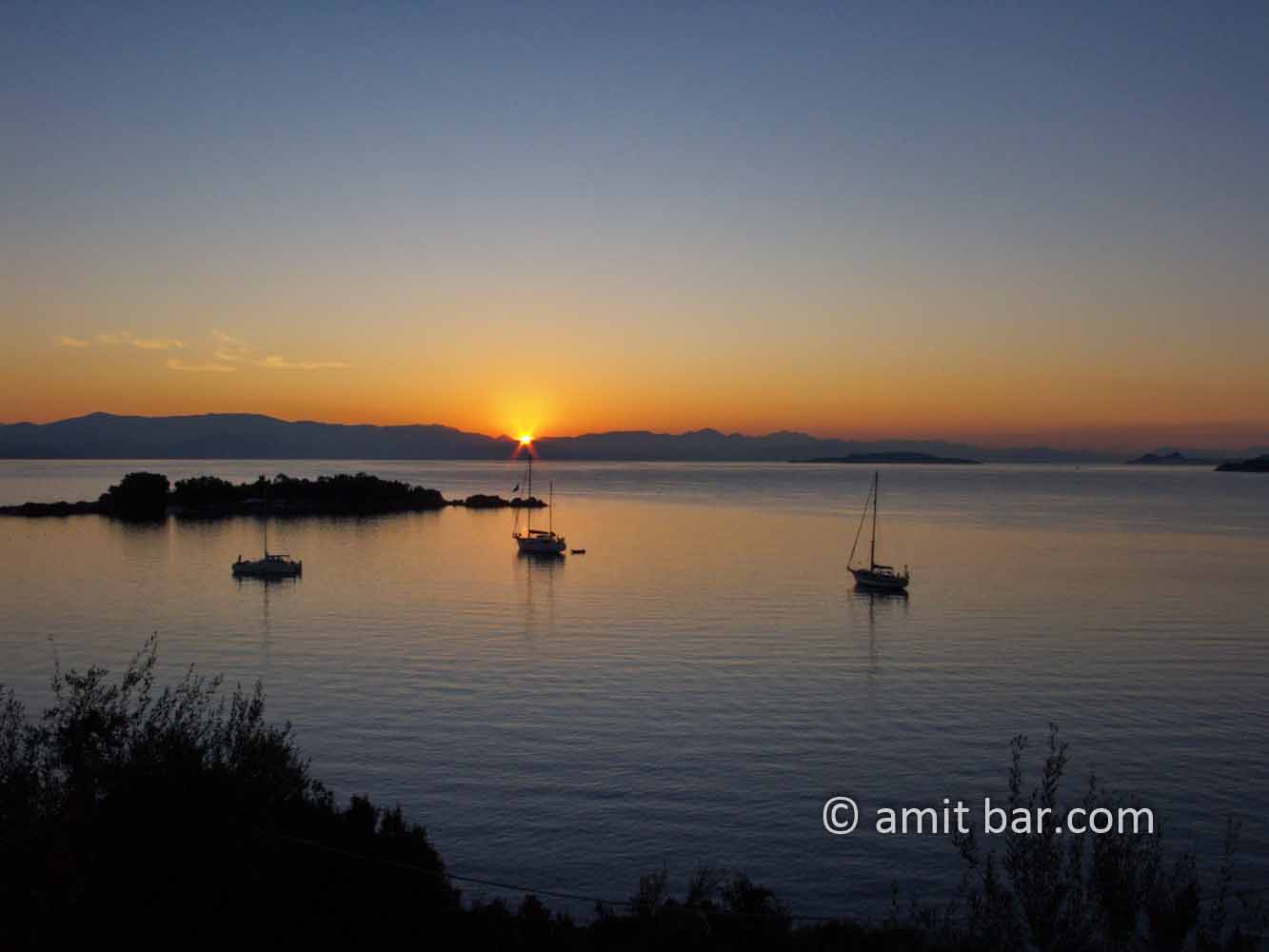 Corfu: Sunrise above Greece V: Sunrise above Greece