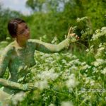 Cow parsley III: The wild plant Cow parsley inspired me to crate a body-painting on a sunny day besides my hometown.