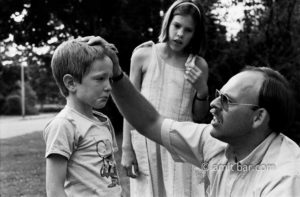Cowboy: A boy shows his uncle how badly he was hurt