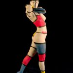 Cubes I: Body-painted model in cubes form