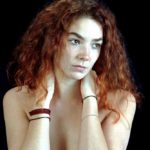 Curled hair II: A portrait of nude model in my studio