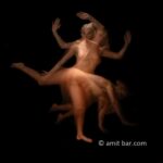 Dancing Anna II: Model Anna is dancing in my studio