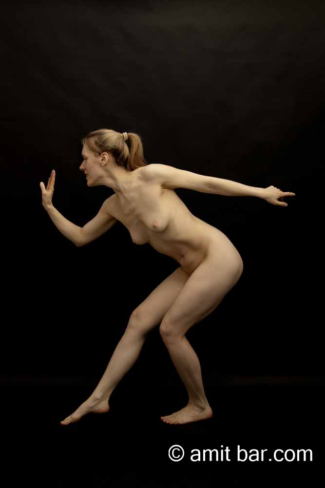 Dancing Radmila III: Model Radmila is dancing in my studio
