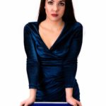 Denna portrait II: Denna on a portrait session in my studio