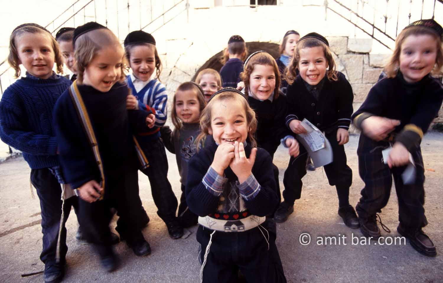 Ever seen a camera? IV: Orthodox Jewish children in Jerusalem