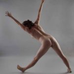 Expression I: Nude dancer executing expressive dance