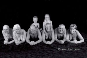 Four generations: Four naturist generations in my studio