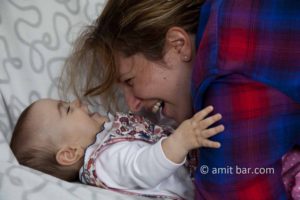 Fun: Mother and daughter having fun