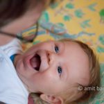 Funny Faces II: A father makes his son laughing