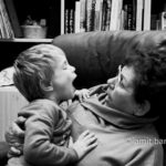 Generations II: A boy is playing with his aunt