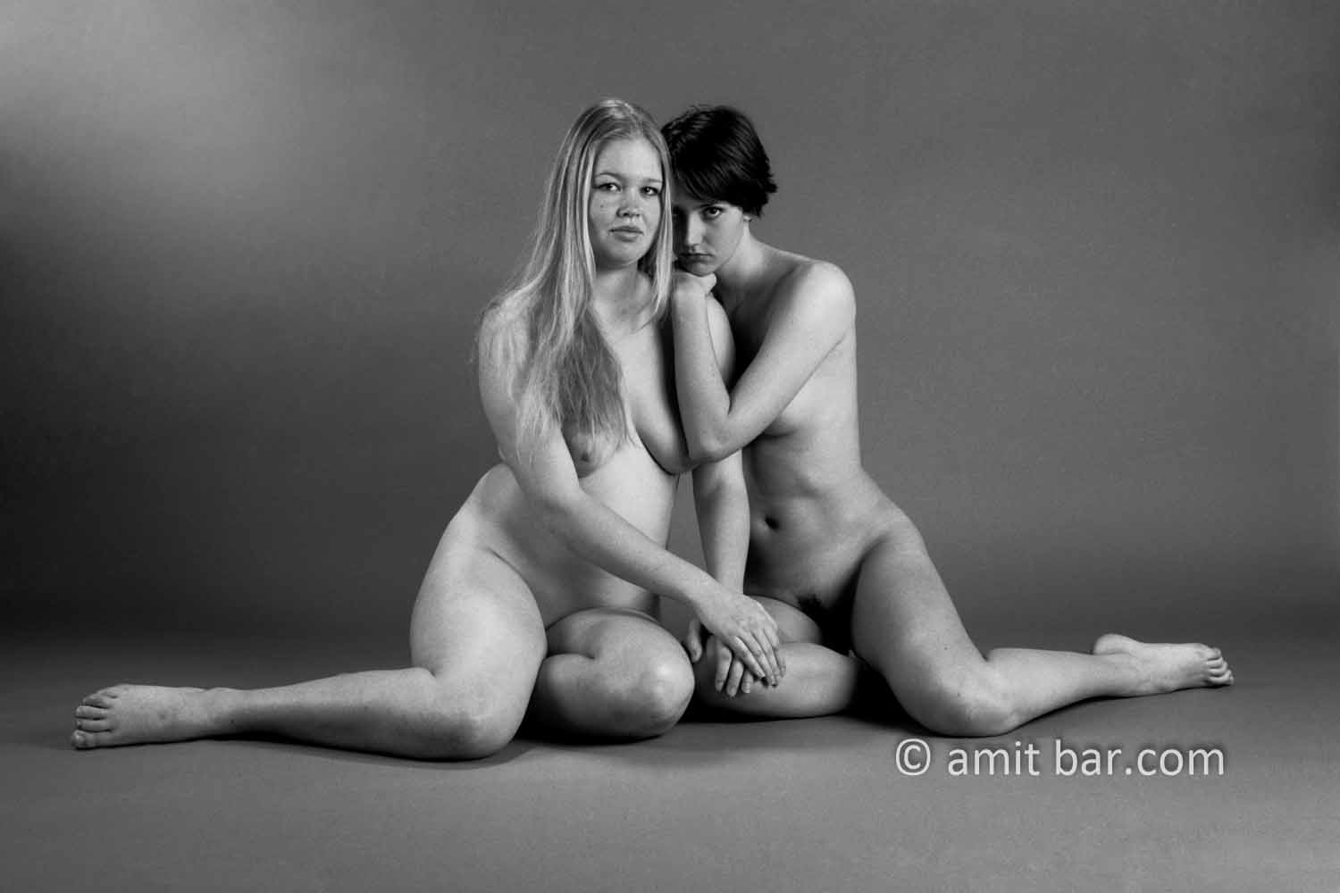Girlfriends I: Portrait of a nude model in my studio