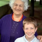 Grandmother and her grandson I: Grandma with grandson