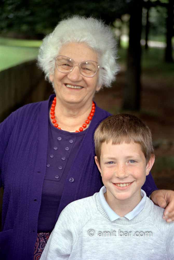 Grandmother and her grandson I: Grandma with grandson
