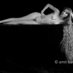 Hair II: Nude model with very long hair