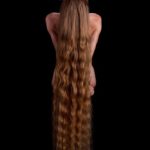Hair IV: Nude model with very long hair