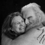 Hug: Old man huges his beloved one