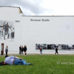 Jumping to freedom: At the former Berlin separation-line