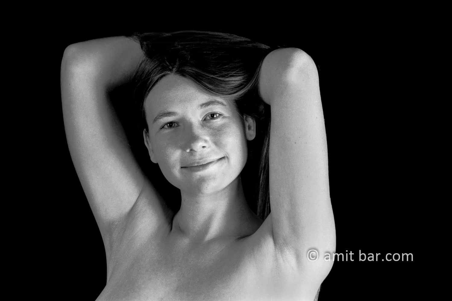 Lovely: Portrait of a nude model in my studio