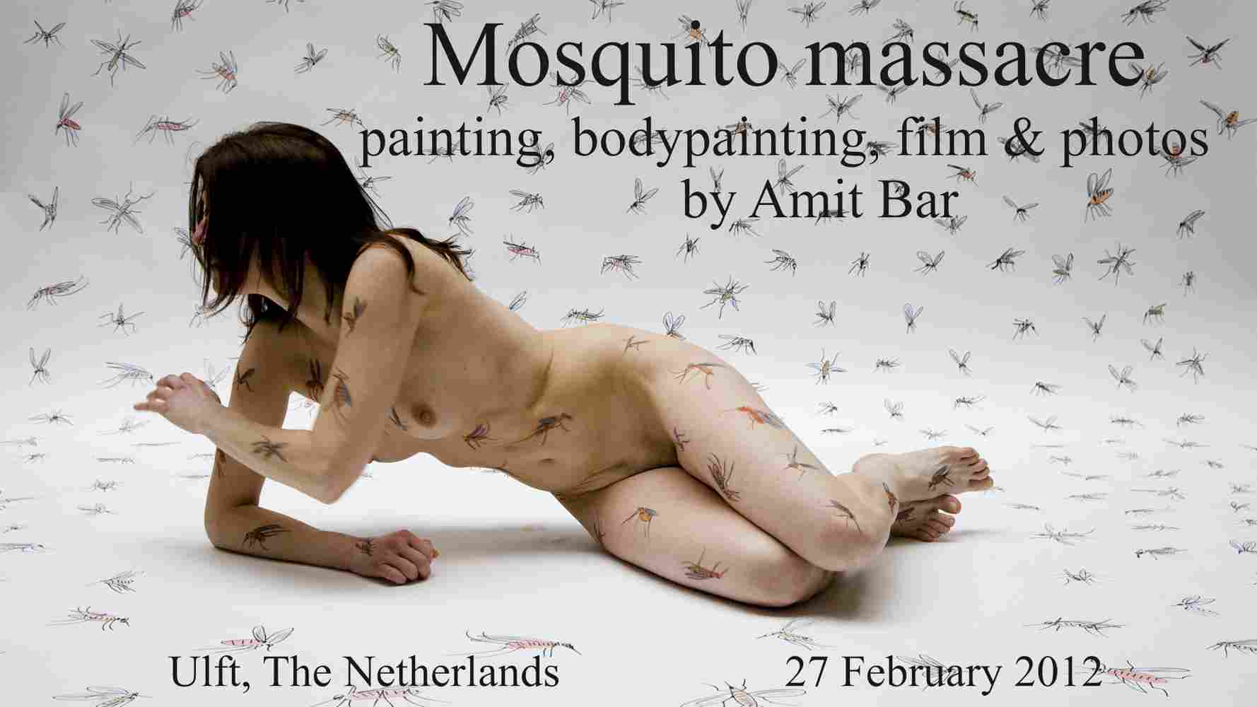 Mosquito massacre video: A side-jump from my project "Humans with Animals", I now put the mark on mosquitoes, who are may be the most hated animals that exist. No wonder - they drink our blood and transfer diseases...
Who likes mosquitoes? Only fish, frogs and birds, and they eat them too!   