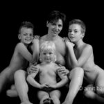 Mother and children III: Pregnant mother and her three children