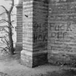 No words: Graffiti on church wall in Doetinchem, The Netherlands