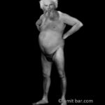 Old man II: Nude model in my studio