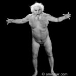 Old man III: Nude model in my studio