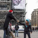 Paris: Centre Pompidou I: A clown at Dali exhibition