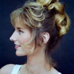 Portrait of a young woman II: Portrait of woman with make-up in my studio