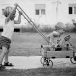Quarrel I: Twins quarreling over the use of a hand-wagon