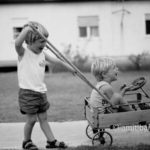 Quarrel II: Twins quarreling over the use of a hand-wagon