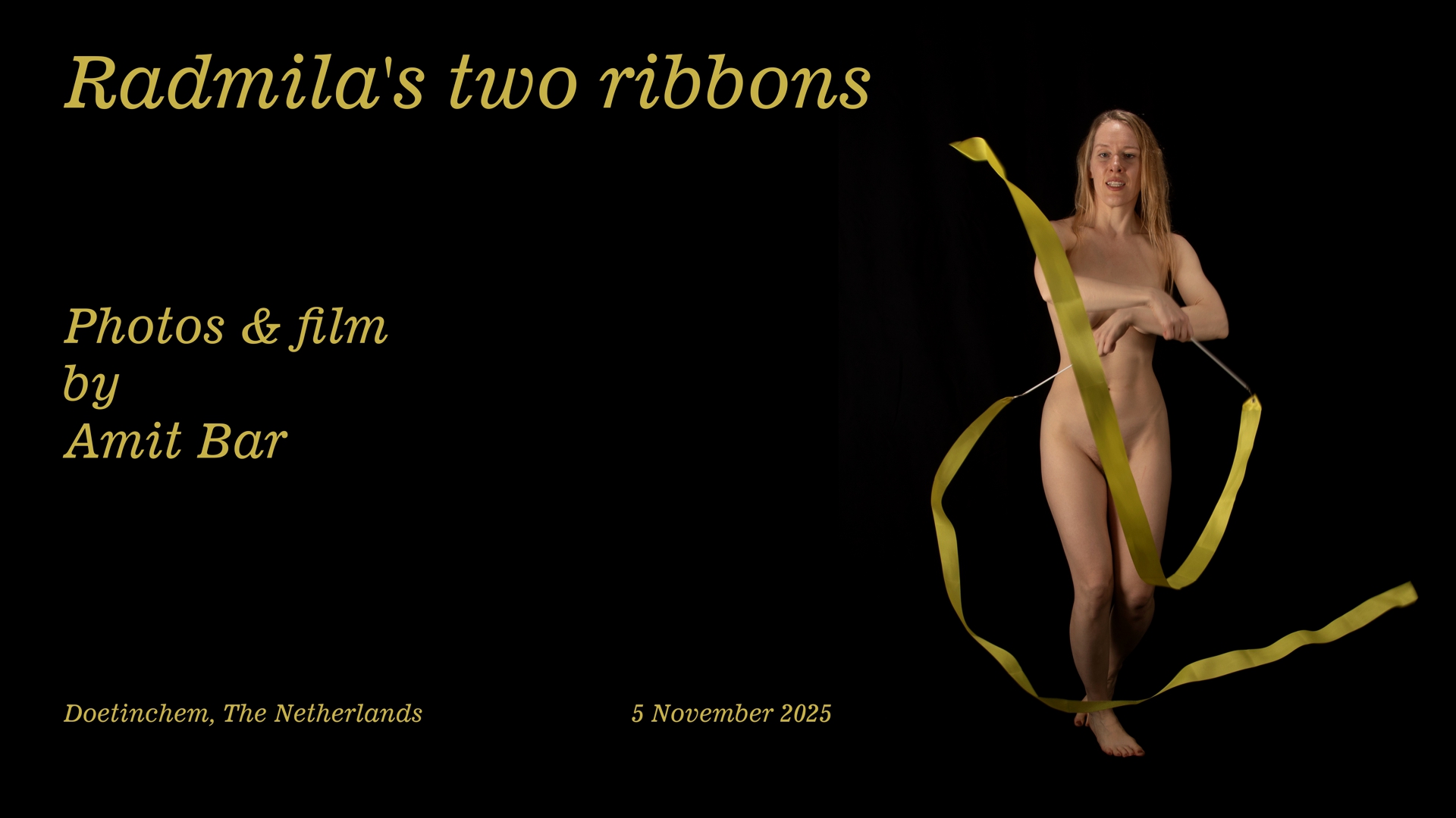 Radmila's two ribbons video