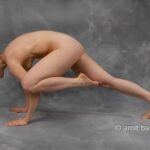 Radmila's yoga IV: Model Radmila is exercising again yoga in my studio