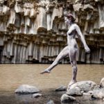 Rocky Girl I: Body painted model at the Golan Heights, Israel